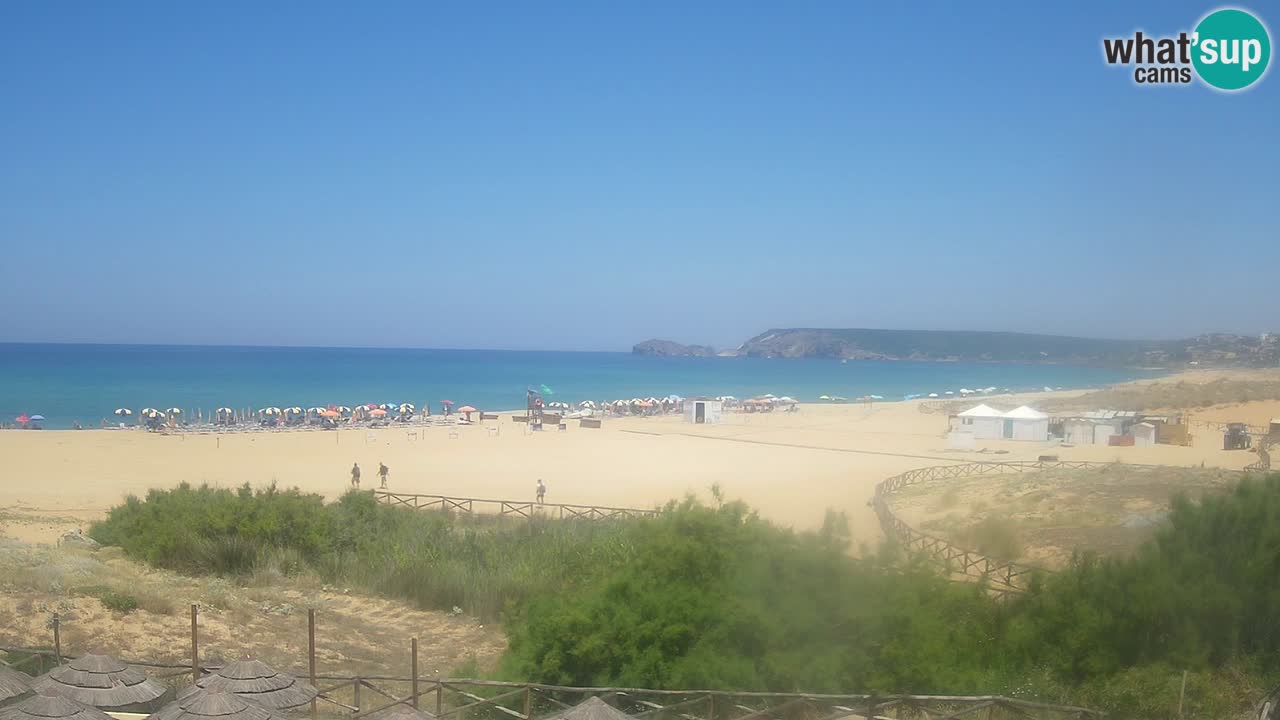 Webcam Torre dei Corsari – Liveblick auf den Strand von Punta Usai