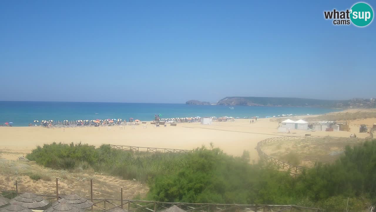 Webcam Torre dei Corsari – Liveblick auf den Strand von Punta Usai
