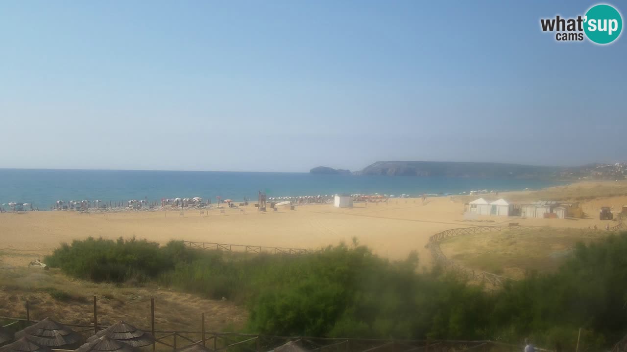 Cámara web Torre dei Corsari – Vista en directo de la playa desde Punta Usai