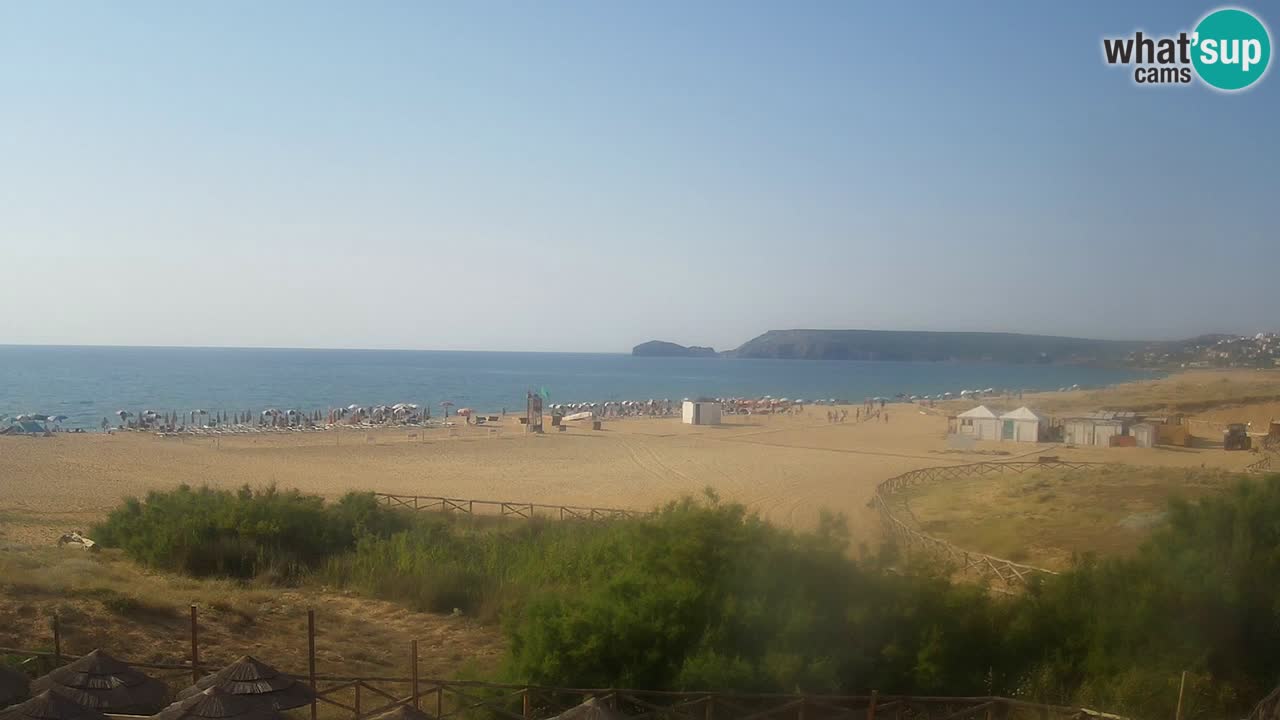 Webcam Torre dei Corsari – Vista live sulla spiaggia da Punta Usai