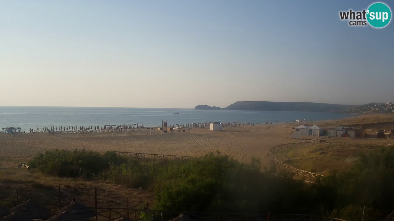 Webcam Torre dei Corsari – Vista live sulla spiaggia da Punta Usai