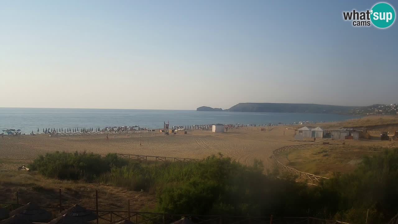 Webcam Torre dei Corsari – Vista live sulla spiaggia da Punta Usai