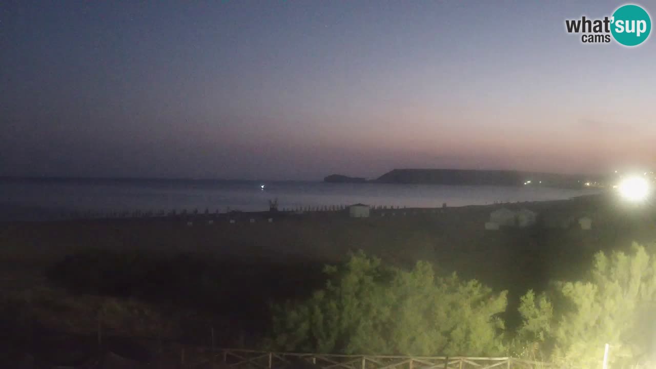 Webcam Torre dei Corsari – Vue en direct sur la plage depuis Punta Usai
