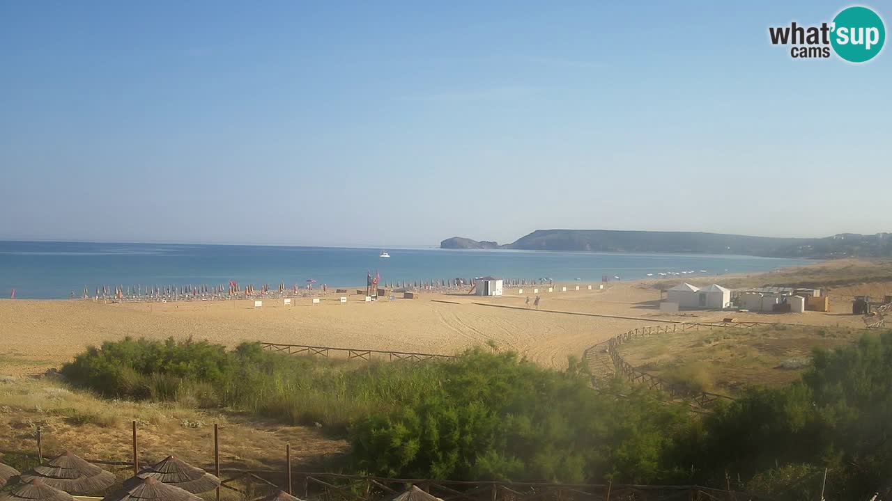 Webcam Torre dei Corsari – Vista live sulla spiaggia da Punta Usai