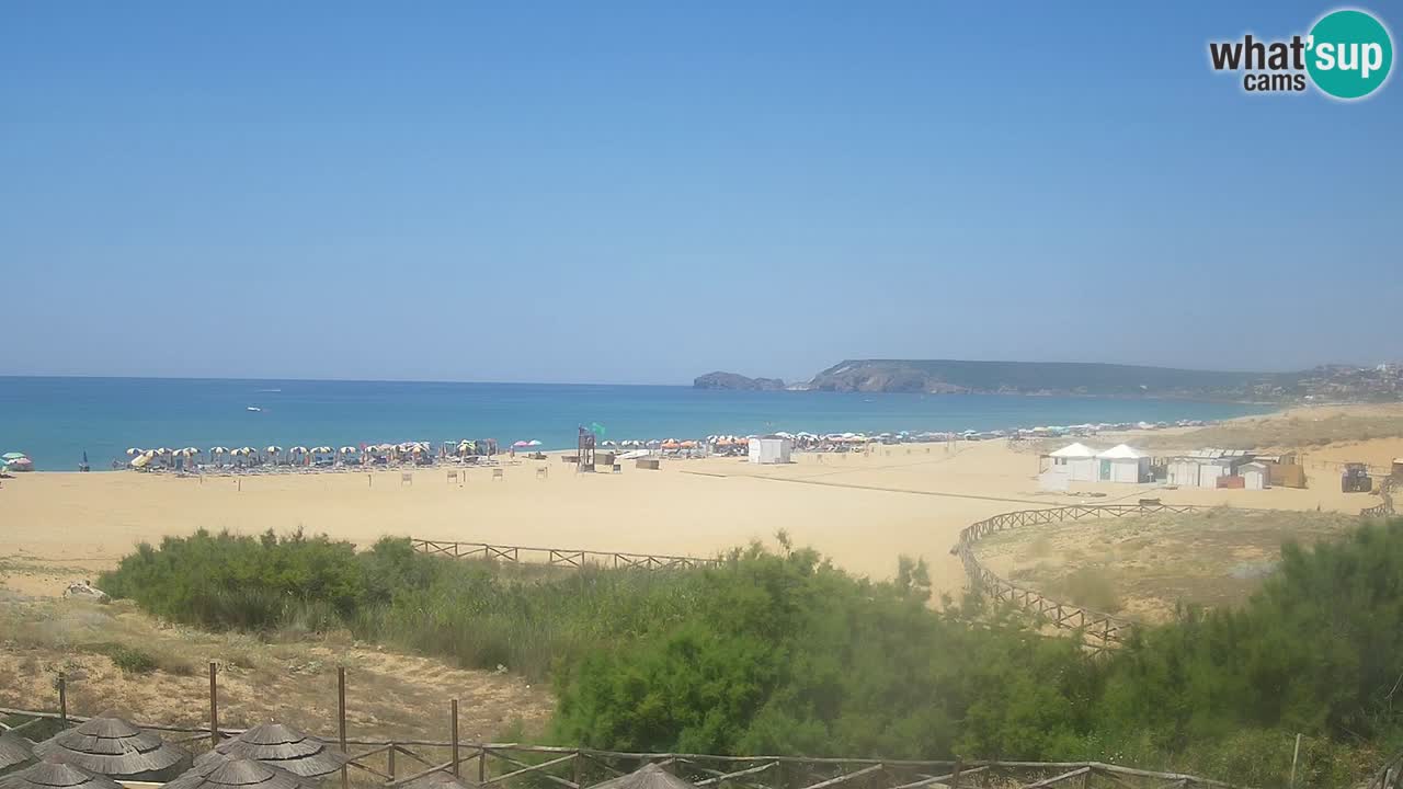 Webcam Torre dei Corsari – Liveblick auf den Strand von Punta Usai