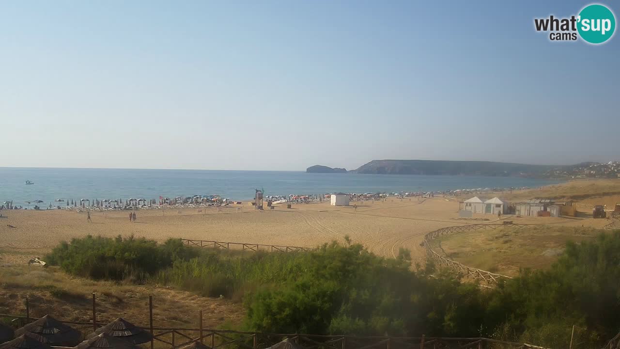 Webcam Torre dei Corsari – Vista live sulla spiaggia da Punta Usai