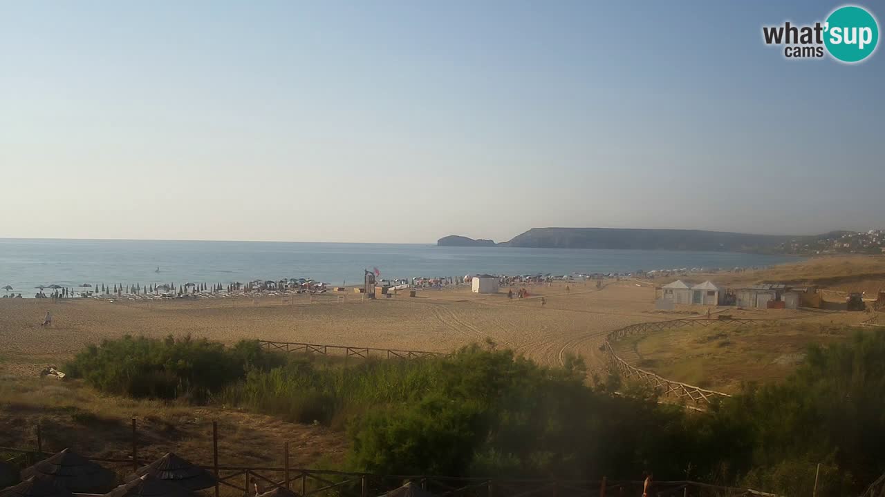 Webcam Torre dei Corsari – Vista live sulla spiaggia da Punta Usai