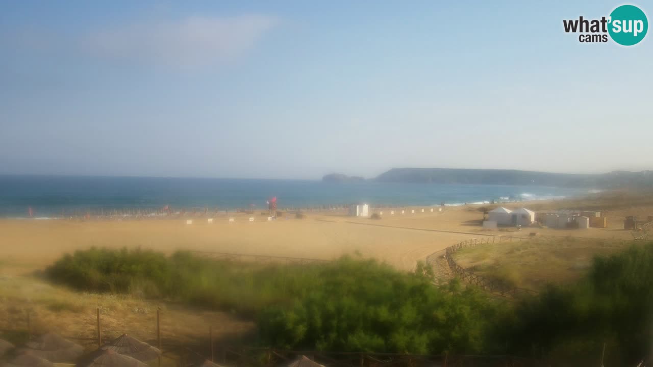 Webcam Torre dei Corsari – Live Beach View from Punta Usai