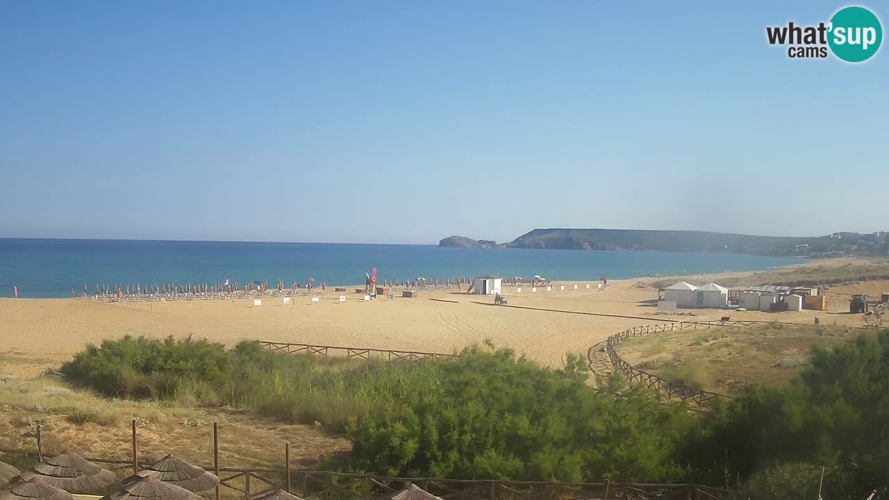 Webcam Torre dei Corsari – Liveblick auf den Strand von Punta Usai