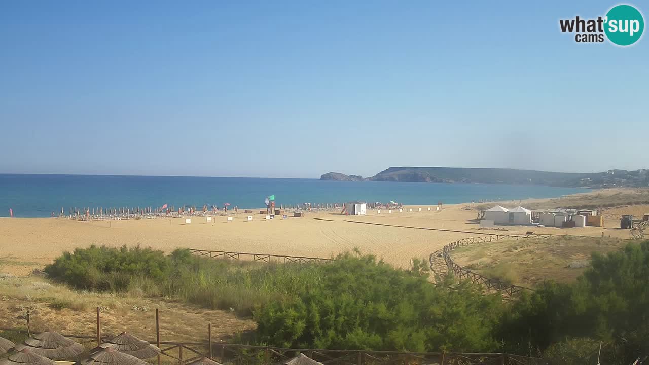 Webcam Torre dei Corsari – Vue en direct sur la plage depuis Punta Usai