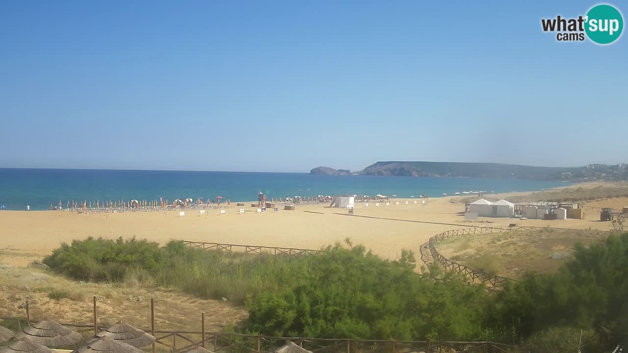 Webcam Torre dei Corsari – Live Beach View from Punta Usai