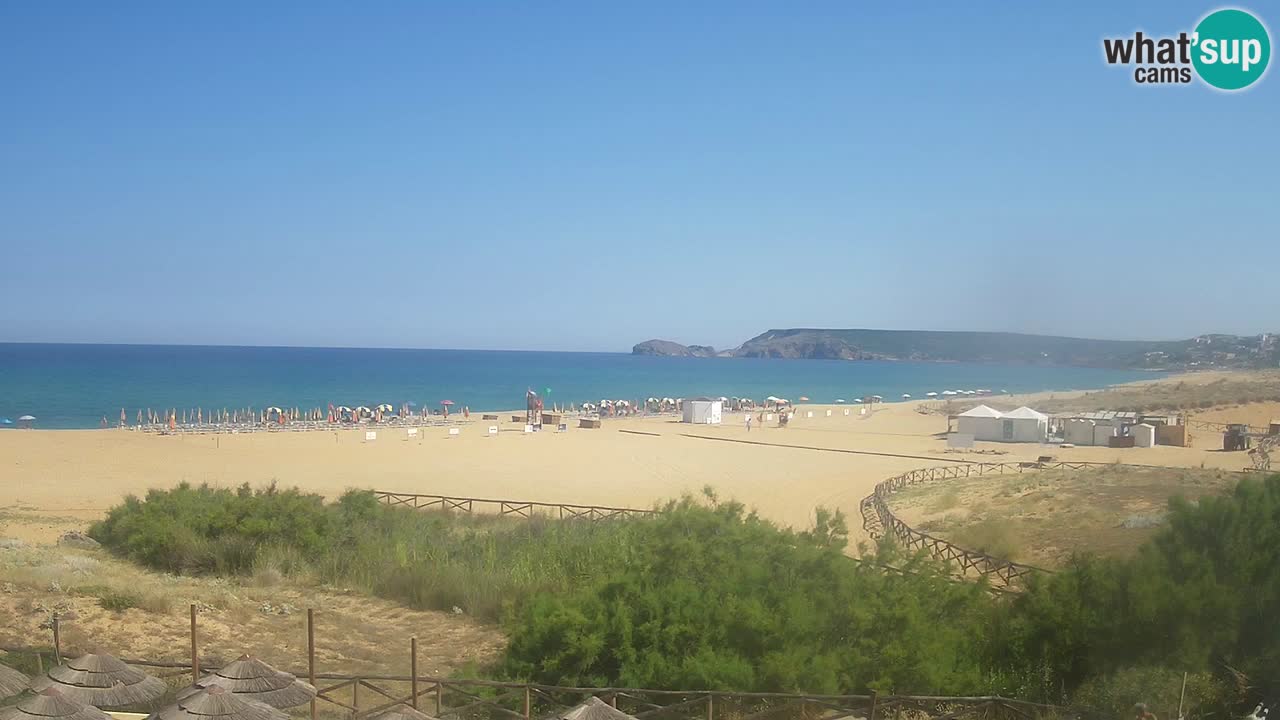 Webcam Torre dei Corsari – Vue en direct sur la plage depuis Punta Usai