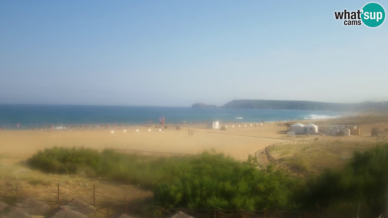 Web kamera Torre dei Corsari – Pogled uživo na plažu s Punta Usai