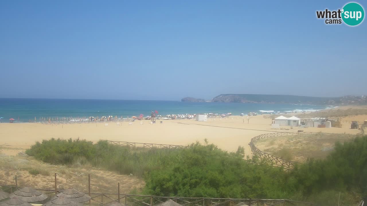 Cámara web Torre dei Corsari – Vista en directo de la playa desde Punta Usai