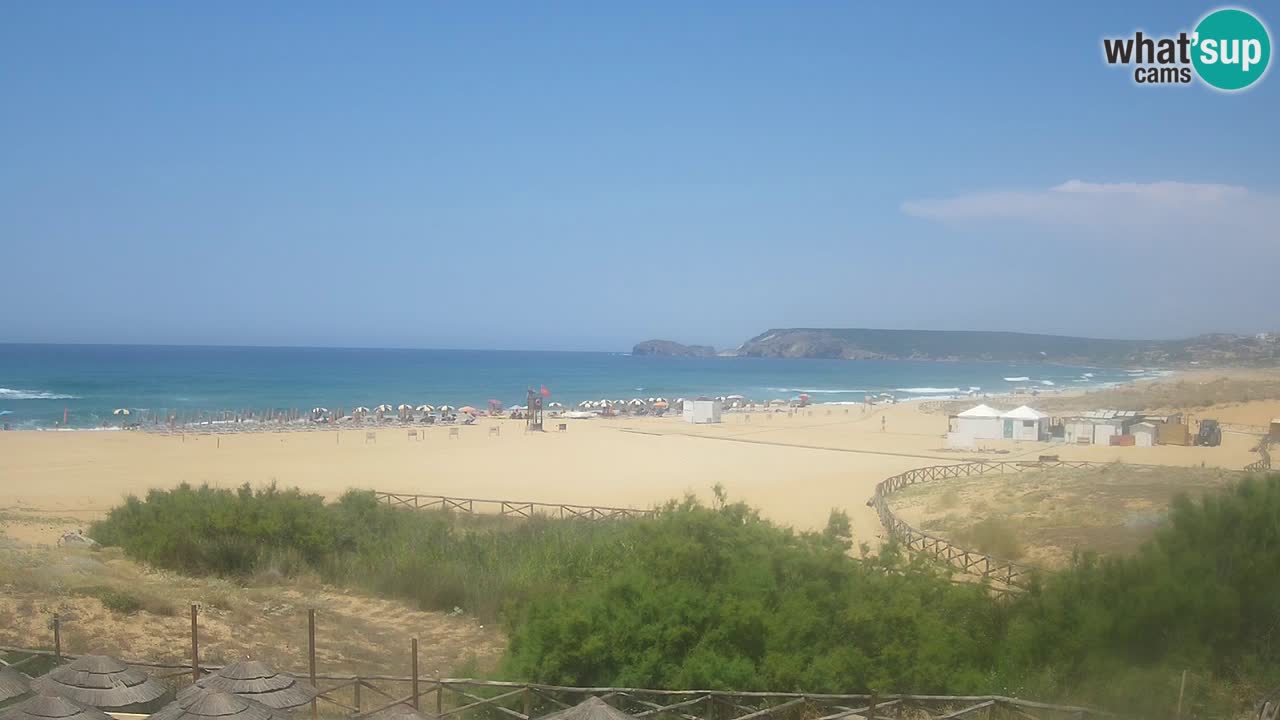 Webcam Torre dei Corsari – Vista live sulla spiaggia da Punta Usai