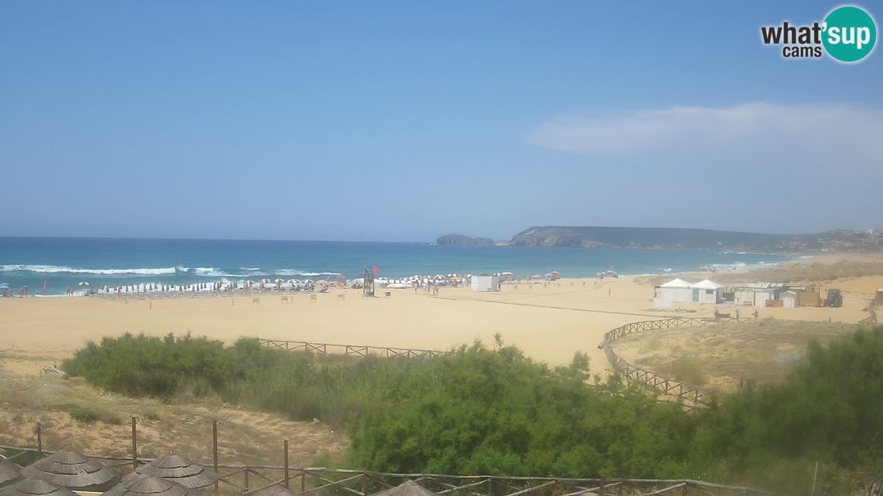 Webcam Torre dei Corsari – Vista live sulla spiaggia da Punta Usai