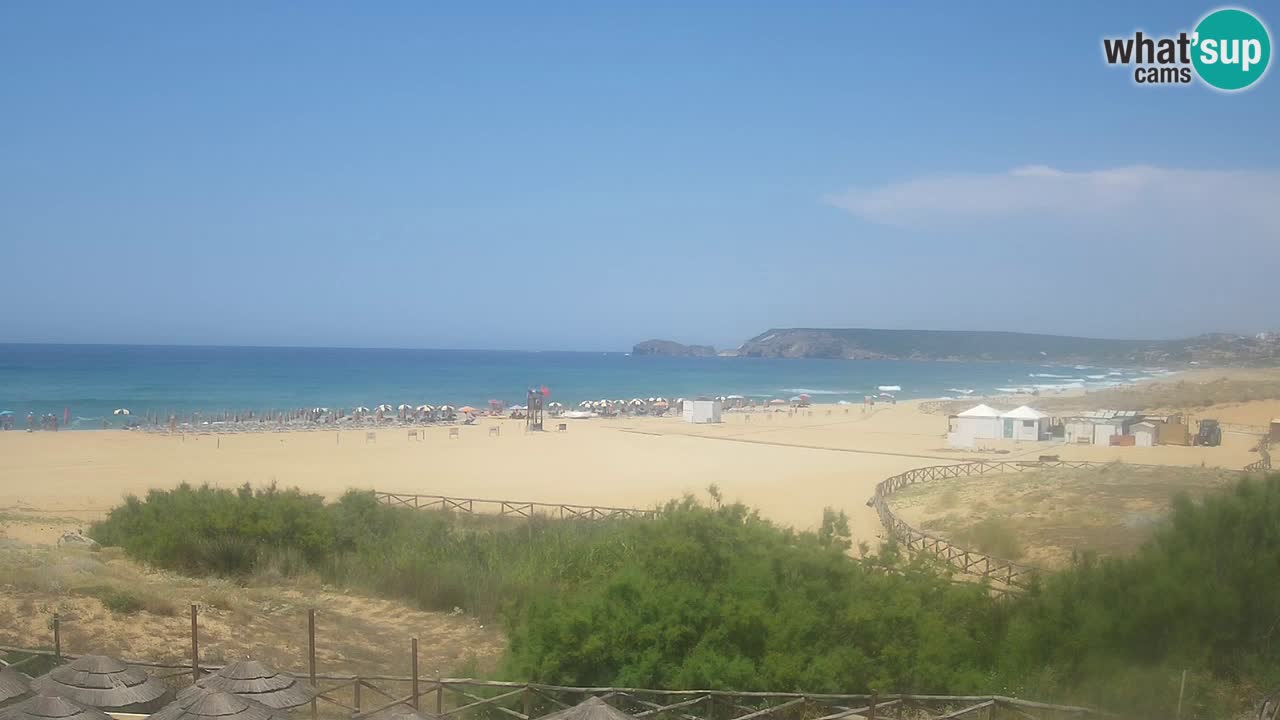 Webcam Torre dei Corsari – Live Beach View from Punta Usai