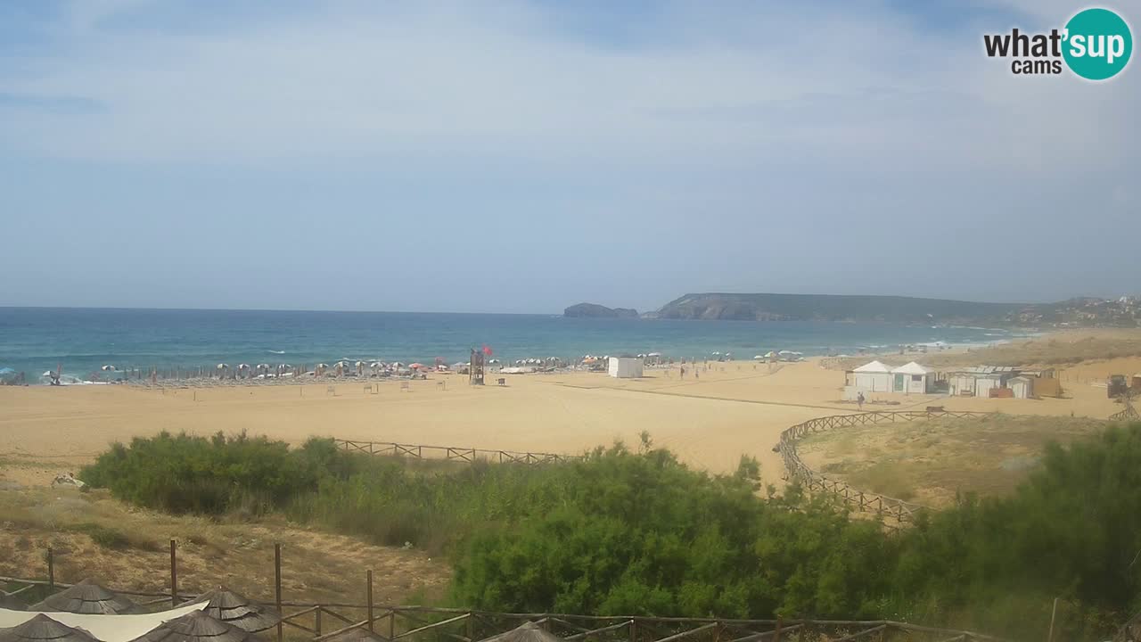 Cámara web Torre dei Corsari – Vista en directo de la playa desde Punta Usai