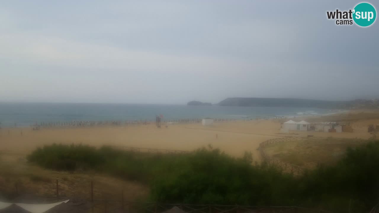 Webcam Torre dei Corsari – Liveblick auf den Strand von Punta Usai