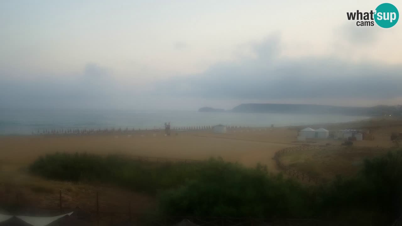 Webcam Torre dei Corsari – Vista live sulla spiaggia da Punta Usai