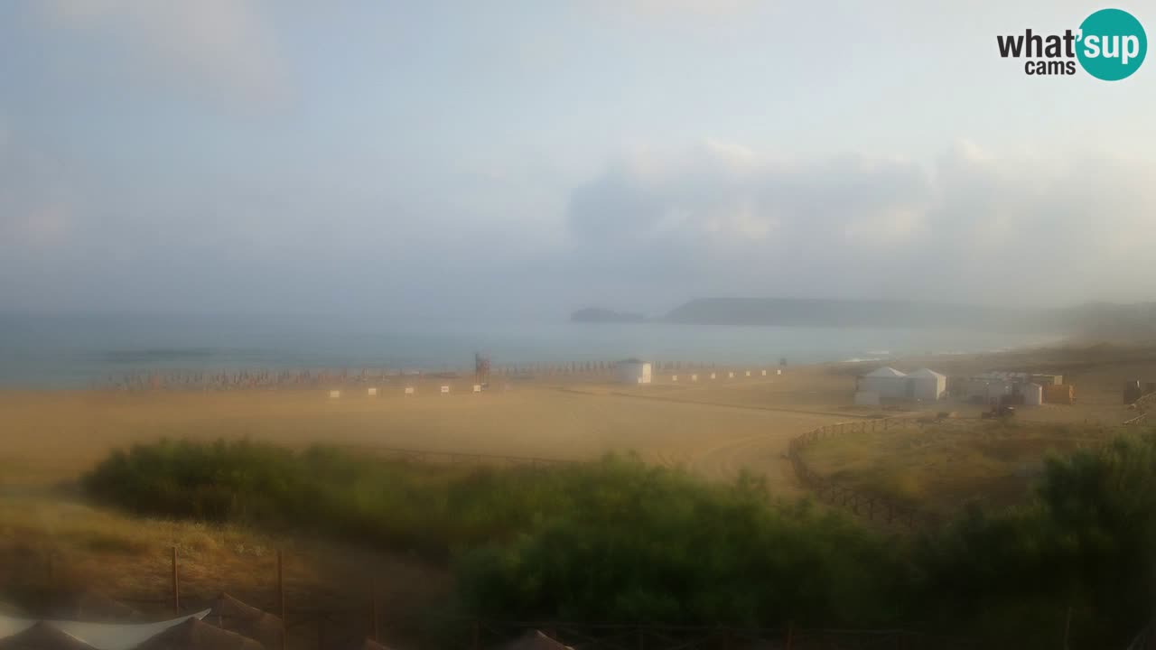 Webcam Torre dei Corsari – Vue en direct sur la plage depuis Punta Usai