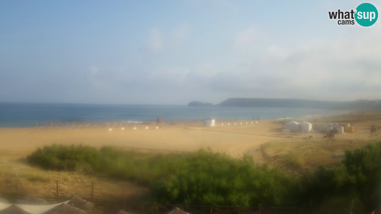Cámara web Torre dei Corsari – Vista en directo de la playa desde Punta Usai