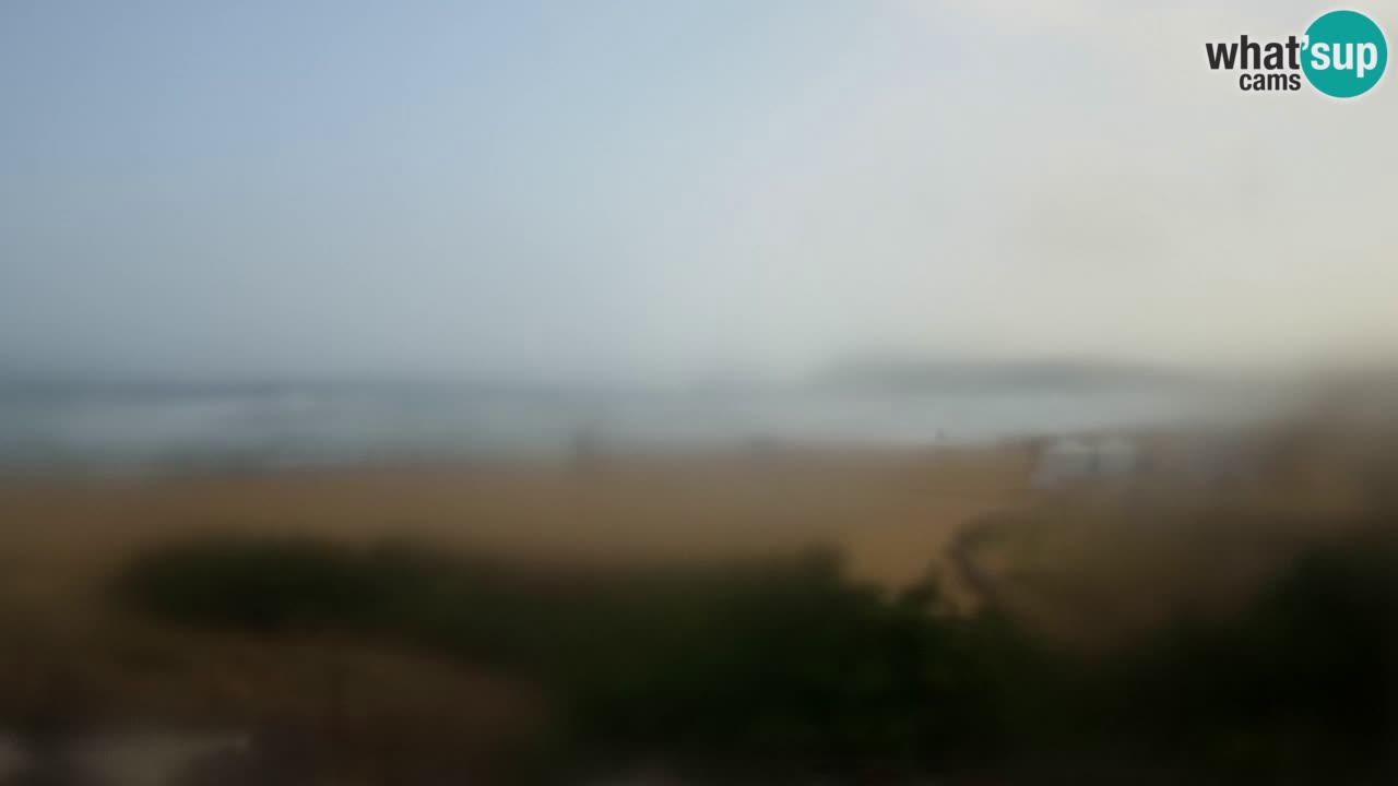 Cámara web Torre dei Corsari – Vista en directo de la playa desde Punta Usai