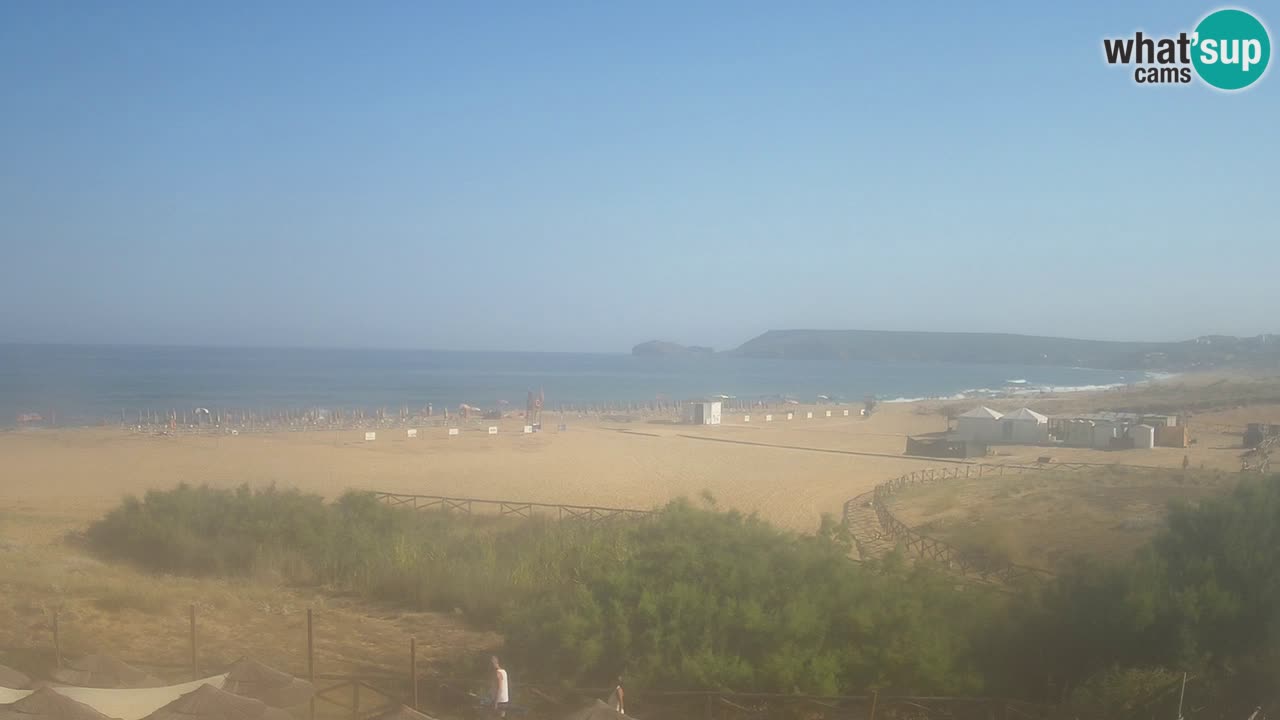 Cámara web Torre dei Corsari – Vista en directo de la playa desde Punta Usai