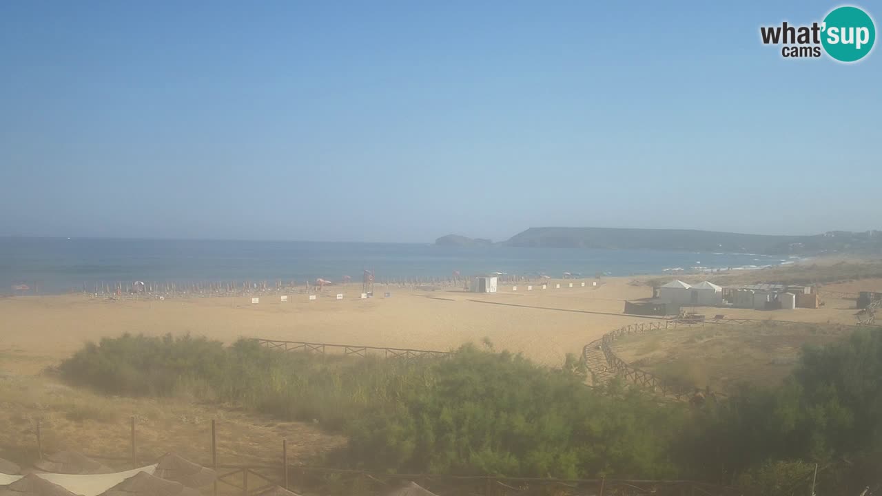 Cámara web Torre dei Corsari – Vista en directo de la playa desde Punta Usai