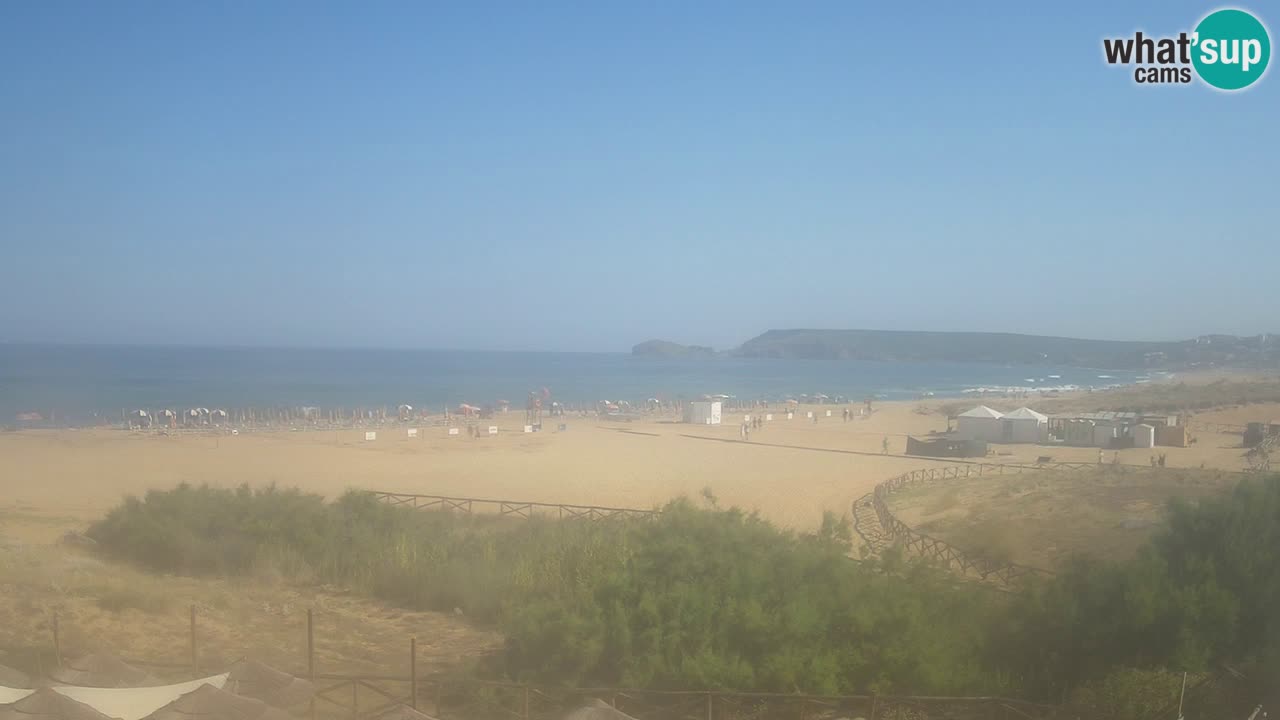 Webcam Torre dei Corsari – Vista live sulla spiaggia da Punta Usai
