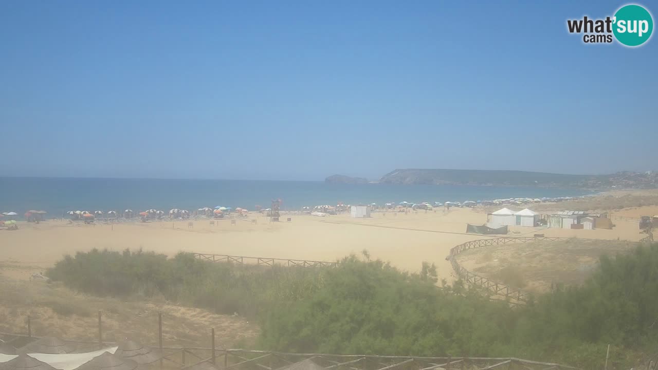 Cámara web Torre dei Corsari – Vista en directo de la playa desde Punta Usai