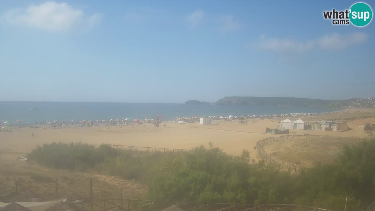 Webcam Torre dei Corsari – Liveblick auf den Strand von Punta Usai