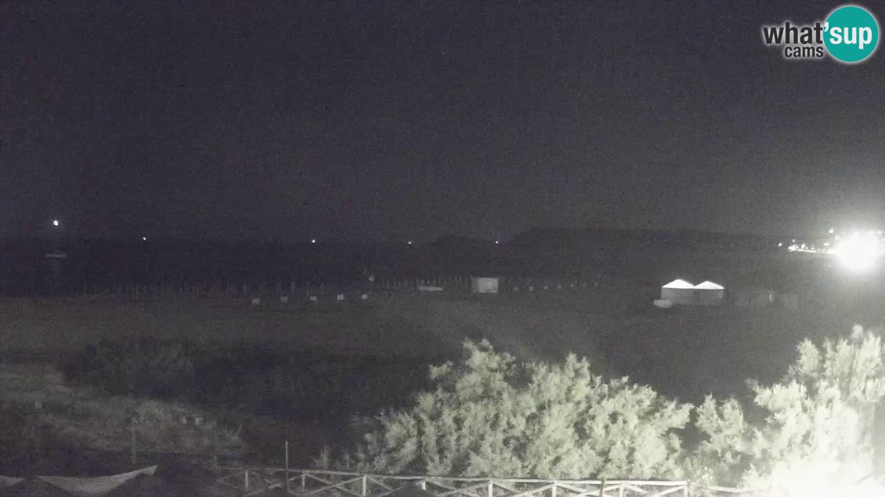 Webcam Torre dei Corsari – Vue en direct sur la plage depuis Punta Usai