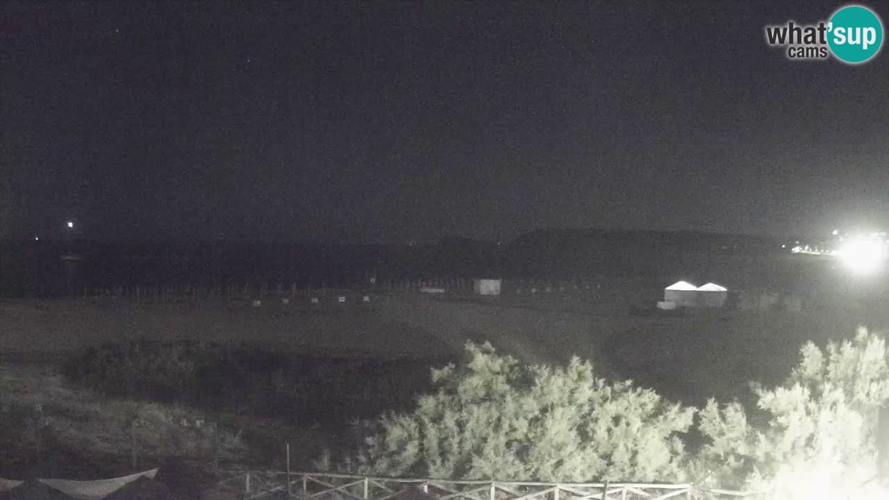 Webcam Torre dei Corsari – Liveblick auf den Strand von Punta Usai