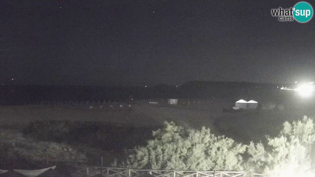 Webcam Torre dei Corsari – Vista live sulla spiaggia da Punta Usai