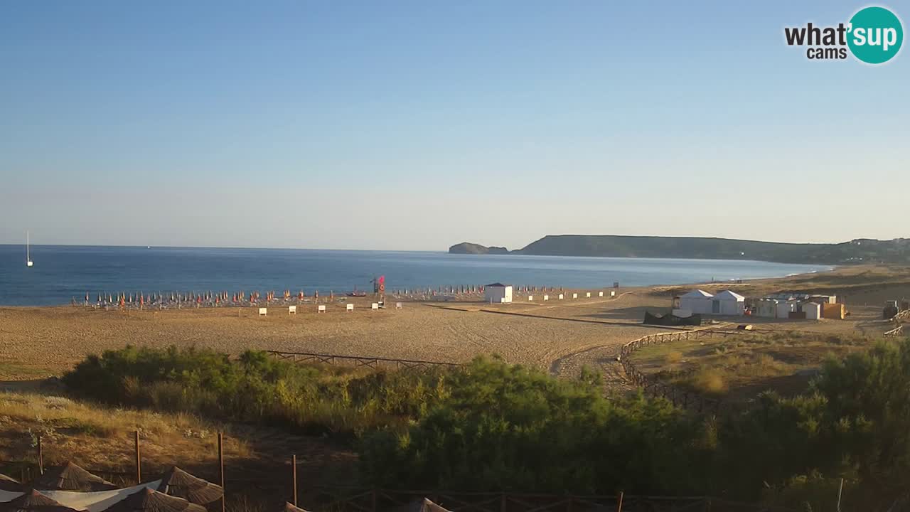 Webcam Torre dei Corsari – Vue en direct sur la plage depuis Punta Usai