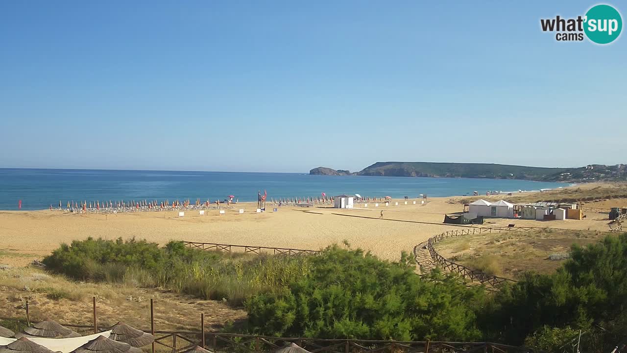 Webcam Torre dei Corsari – Live Beach View from Punta Usai