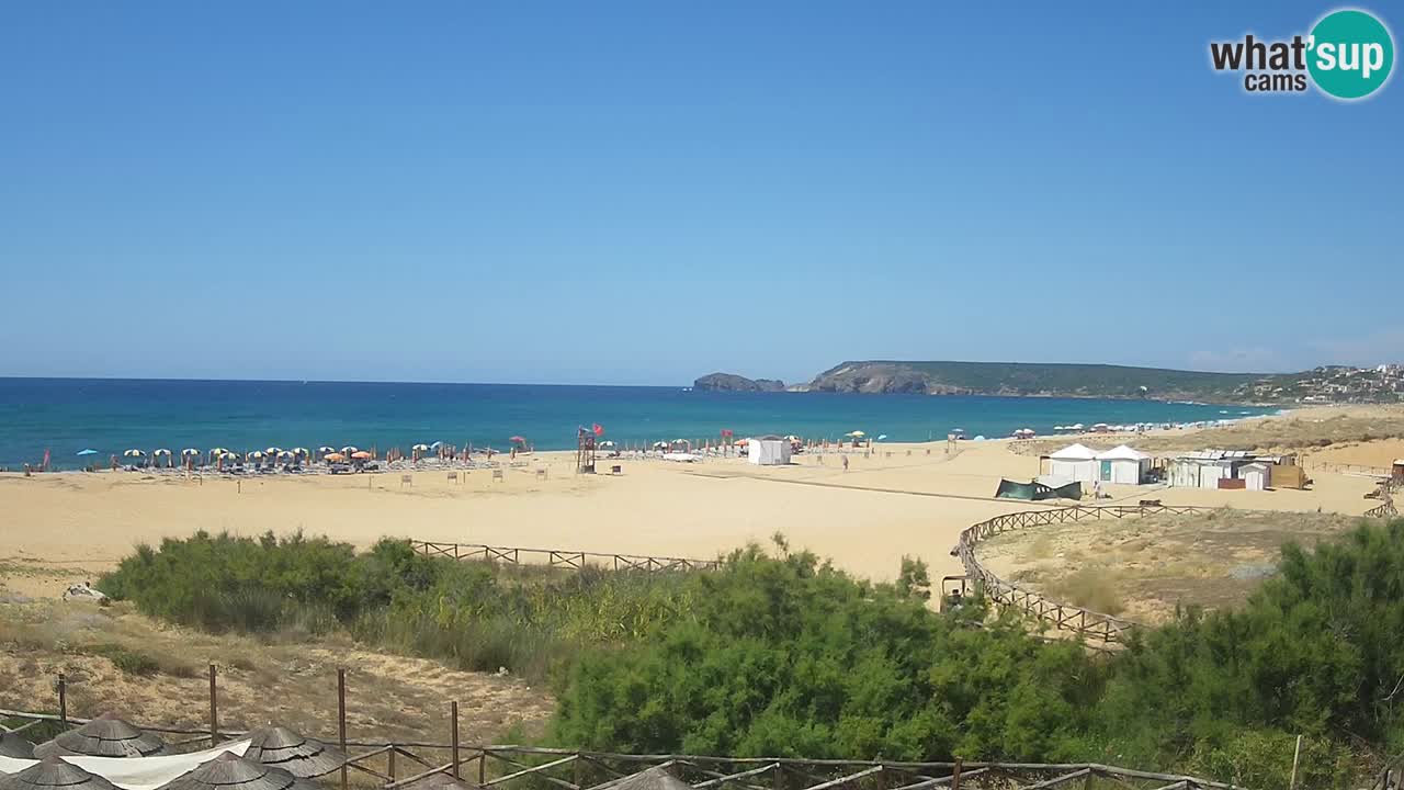 Webcam Torre dei Corsari – Vue en direct sur la plage depuis Punta Usai