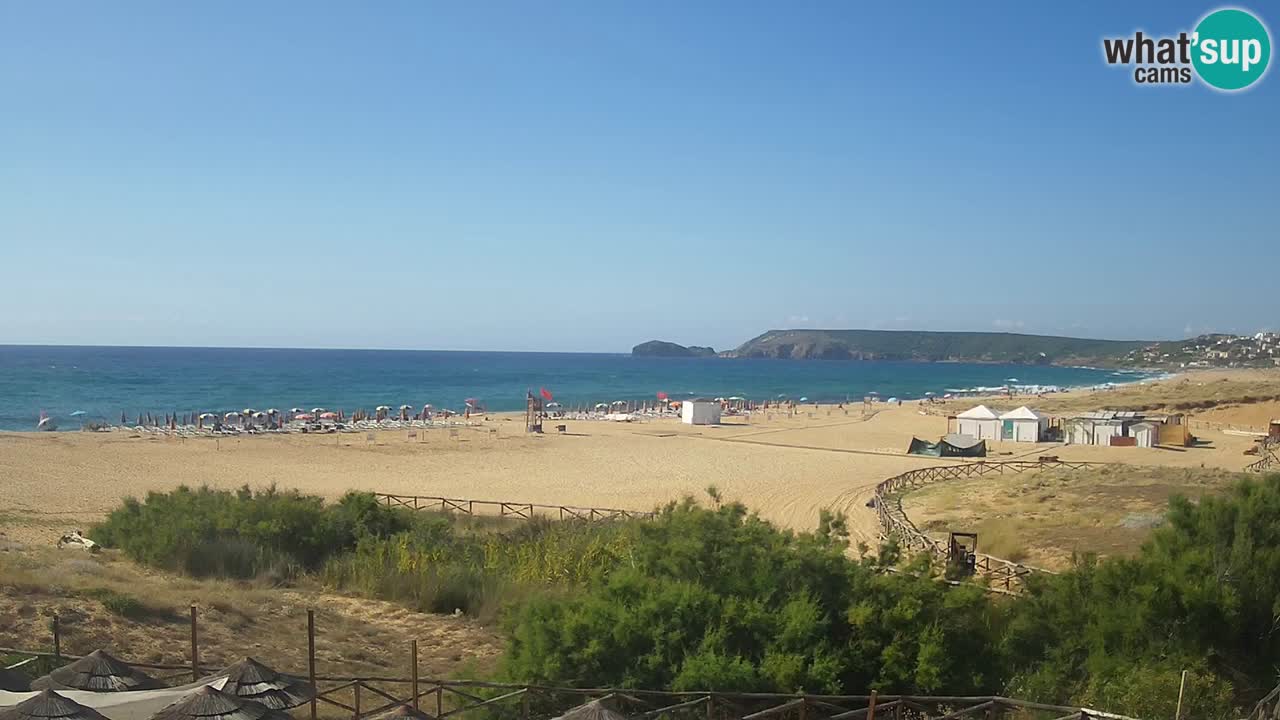 Webcam Torre dei Corsari – Liveblick auf den Strand von Punta Usai