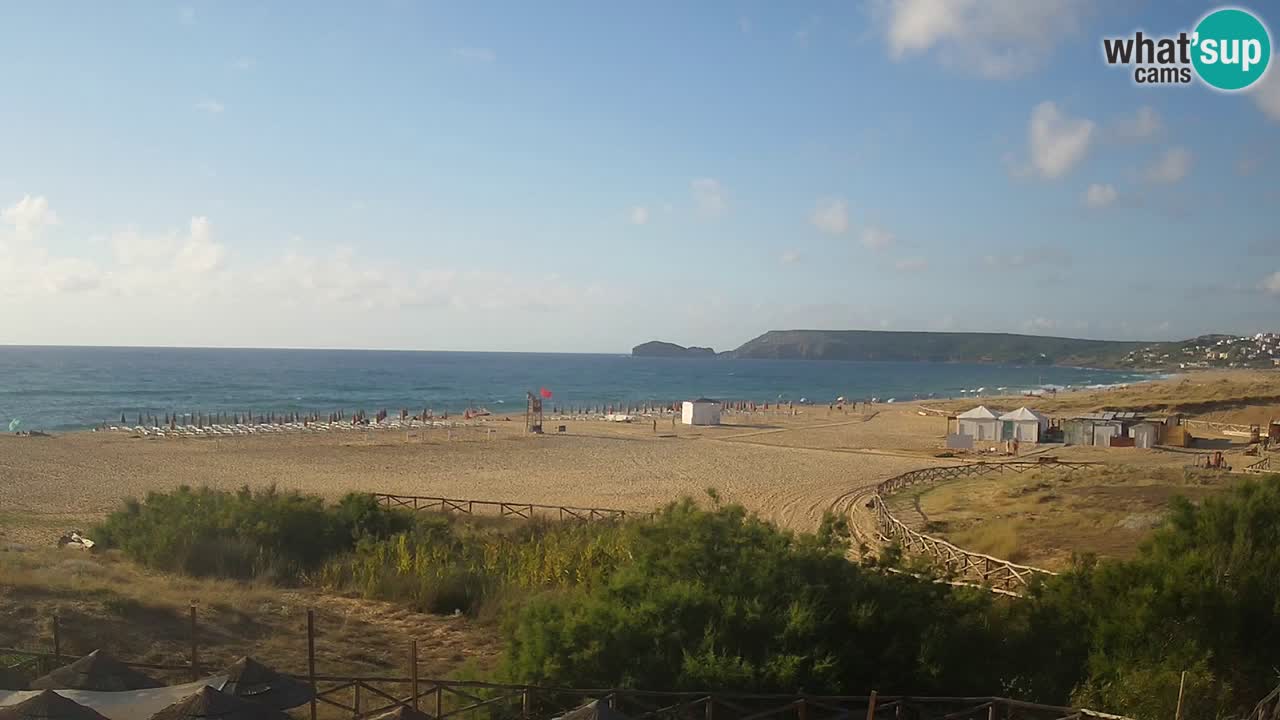 Cámara web Torre dei Corsari – Vista en directo de la playa desde Punta Usai