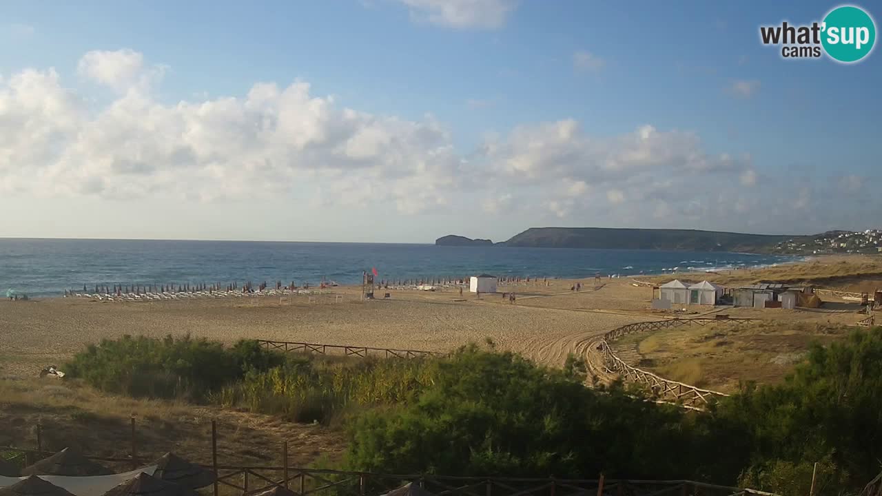 Web kamera Torre dei Corsari – Pogled uživo na plažu s Punta Usai