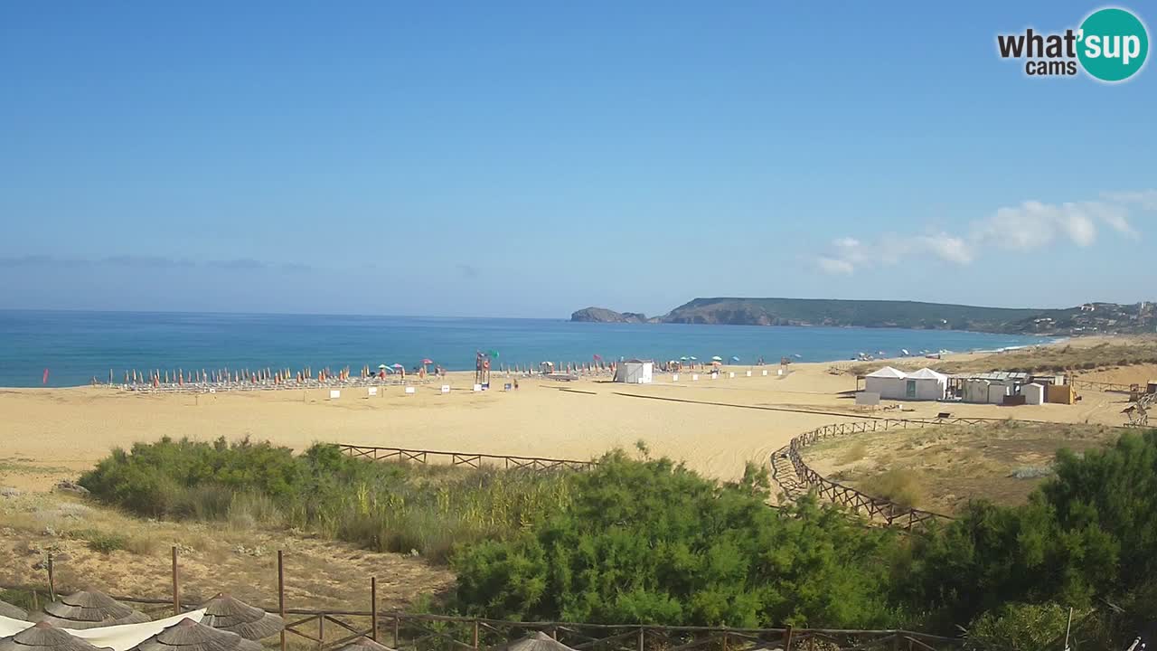 Webcam Torre dei Corsari – Liveblick auf den Strand von Punta Usai