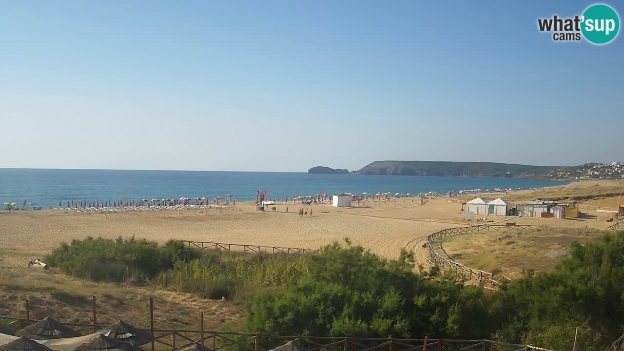Web kamera Torre dei Corsari – Pogled uživo na plažu s Punta Usai