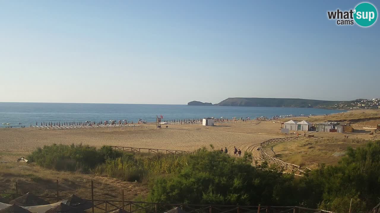 Webcam Torre dei Corsari – Liveblick auf den Strand von Punta Usai