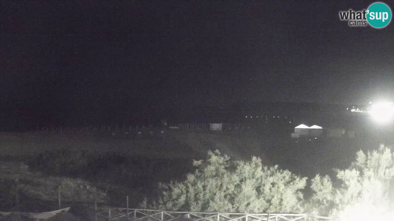 Web kamera Torre dei Corsari – Pogled uživo na plažu s Punta Usai