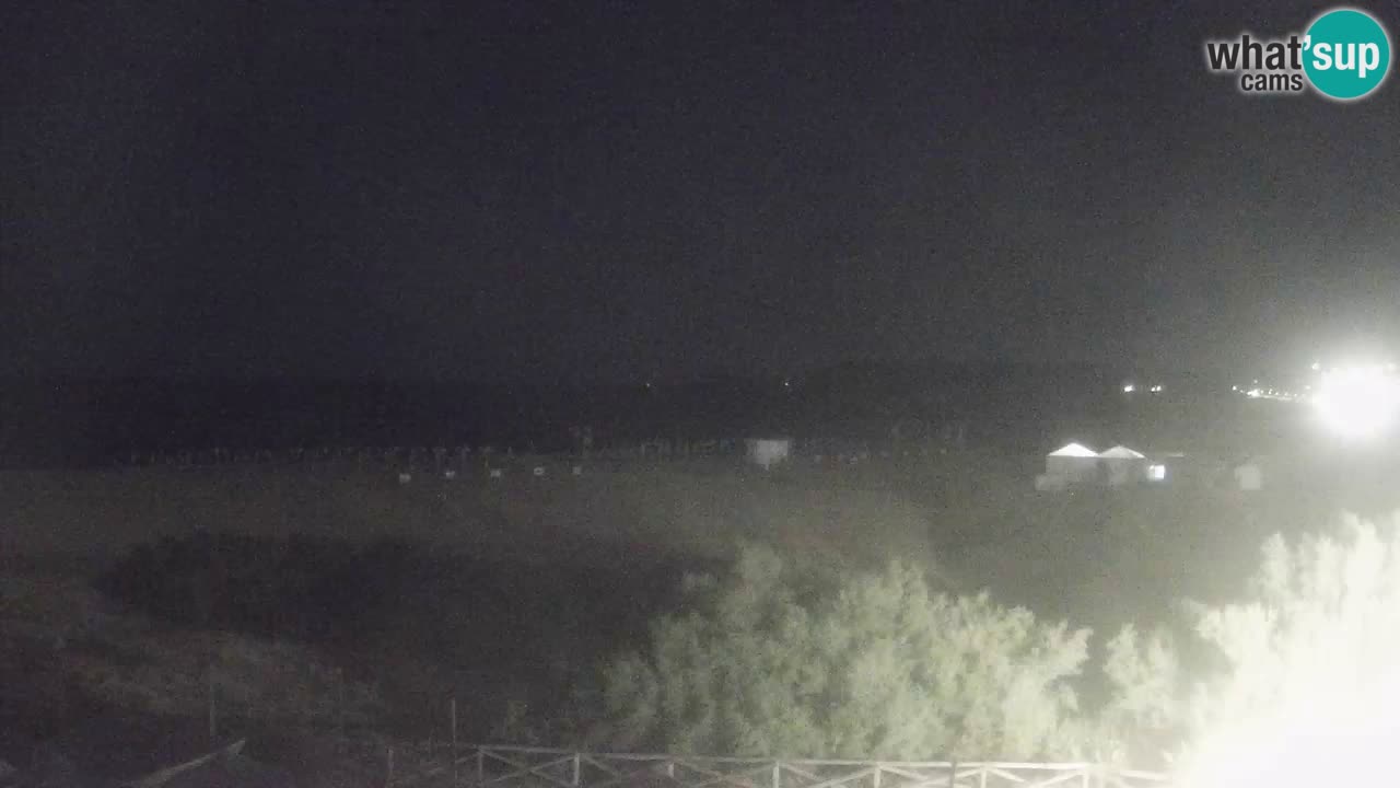 Webcam Torre dei Corsari – Vista live sulla spiaggia da Punta Usai