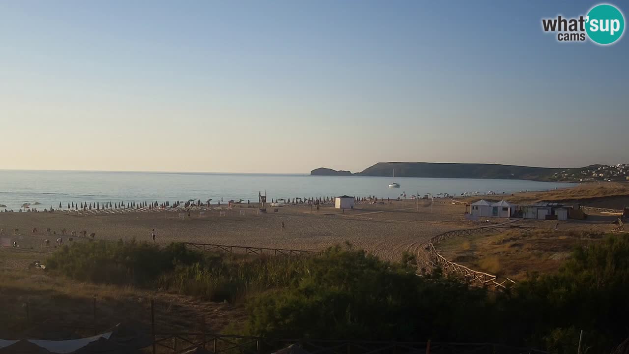 Webcam Torre dei Corsari – Vista live sulla spiaggia da Punta Usai