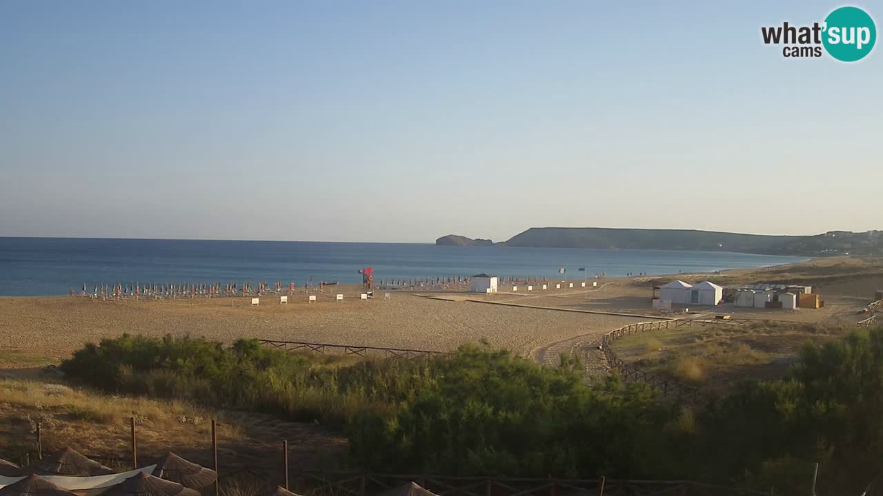 Webcam Torre dei Corsari – Liveblick auf den Strand von Punta Usai