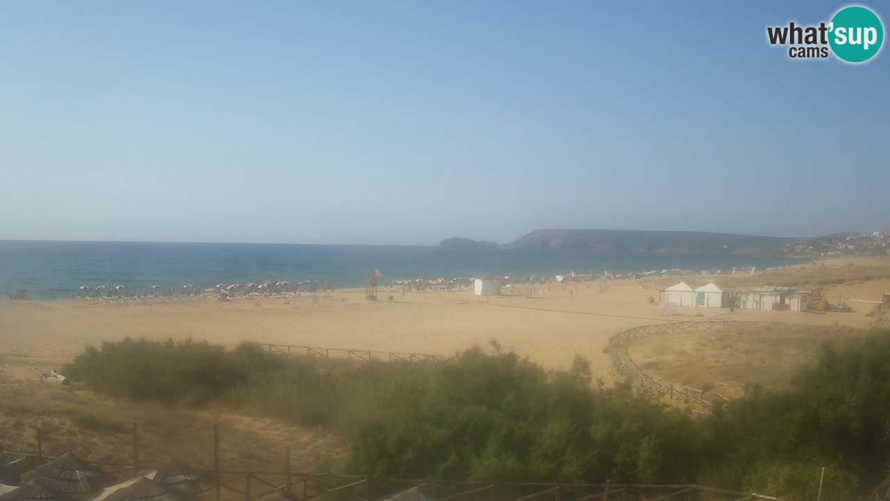 Cámara web Torre dei Corsari – Vista en directo de la playa desde Punta Usai