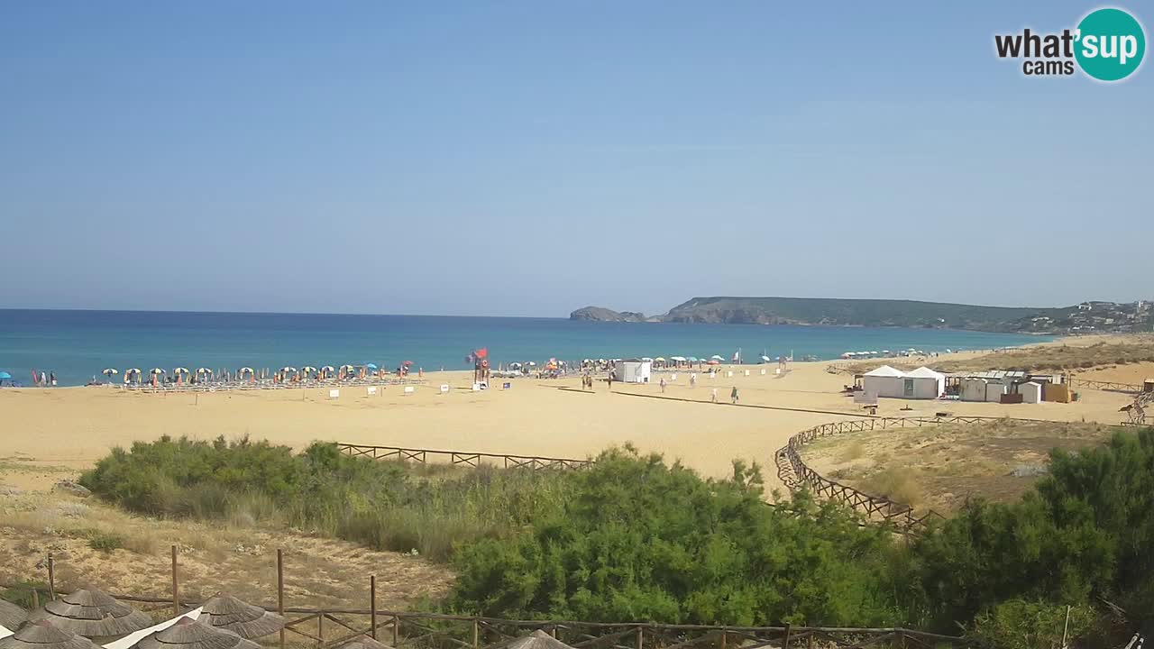 Cámara web Torre dei Corsari – Vista en directo de la playa desde Punta Usai